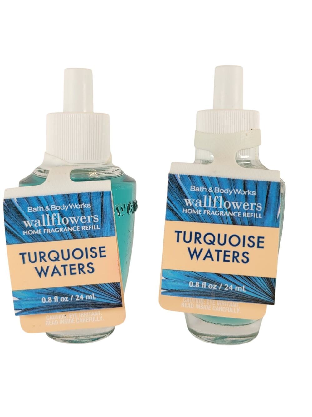 Bath & Body Works Wallflowers Refills Turquoise Waters Scent 0.8oz Lot of 2